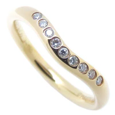Pre-owned Tiffany & Co Pink (18k) Band Ring () In Multi