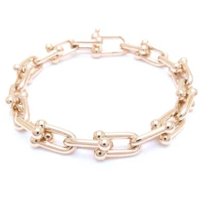 Pre-owned Tiffany & Co Pink (18k) Charm Bracelet ()