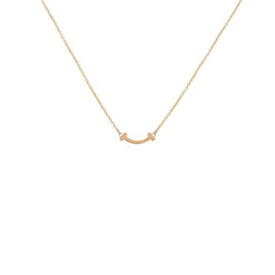 Pre-owned Tiffany & Co Pink (18k) Necklace () In Multi