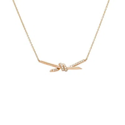 Pre-owned Tiffany & Co Pink (18k) Necklace () In Multi