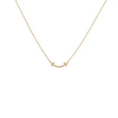 Pre-owned Tiffany & Co Pink (18k) Necklace () In Multi
