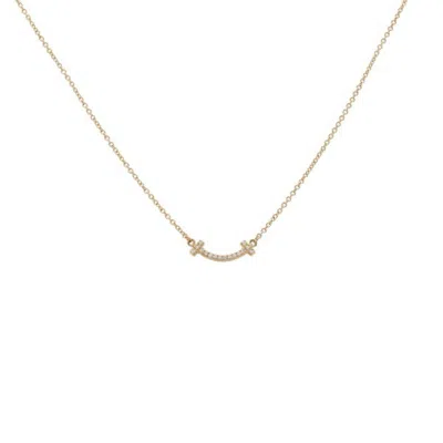 Pre-owned Tiffany & Co Pink (18k) Necklace () In Multi
