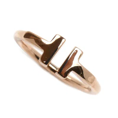 Pre-owned Tiffany & Co Pink Gold (18k) Band Ring () In Multi