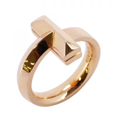 Pre-owned Tiffany & Co Pink Gold (18k) Band Ring () In Multi