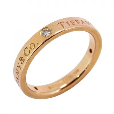 Pre-owned Tiffany & Co Pink Gold (18k) Band Ring () In Multi