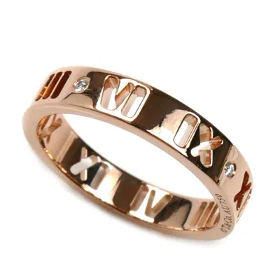 Pre-owned Tiffany & Co Pink Gold (18k) Band Ring () In Multi