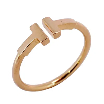 Pre-owned Tiffany & Co Pink Gold (18k) Band Ring () In Multi