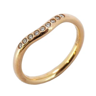 Pre-owned Tiffany & Co Pink Gold (18k) Band Ring ()