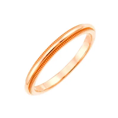 Pre-owned Tiffany & Co Pink Gold (18k) Band Ring () In Multi