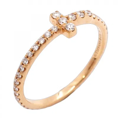 Pre-owned Tiffany & Co Pink Gold (18k) Band Ring () In Multi