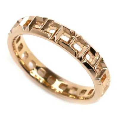 Pre-owned Tiffany & Co Pink Gold (18k) Band Ring () In Multi