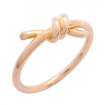 Pre-owned Tiffany & Co Pink Gold (18k) Band Ring () In Multi