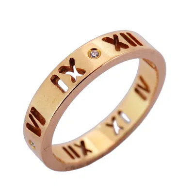 Pre-owned Tiffany & Co Pink Gold (18k) Band Ring () In Multi