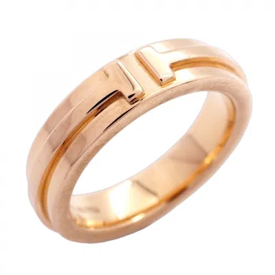 Pre-owned Tiffany & Co Pink Gold (18k) Band Ring () In Multi