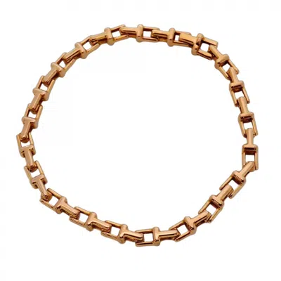 Pre-owned Tiffany & Co Pink Gold (18k) Charm Bracelet () In Multi