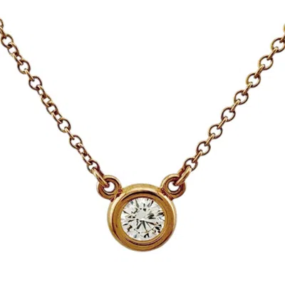Pre-owned Tiffany & Co Pink Gold (18k) Necklace () In Multi