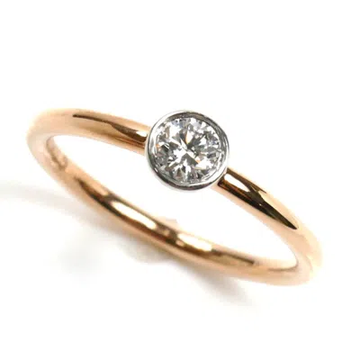 Pre-owned Tiffany & Co Pink Gold (18k) Platinum 950 Band Ring ()