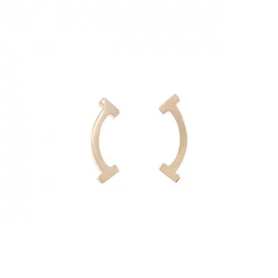 Pre-owned Tiffany & Co Pink Gold (18k) Stud Earrings () In Multi