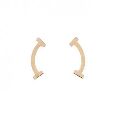 Pre-owned Tiffany & Co Pink Gold (18k) Stud Earrings () In Multi