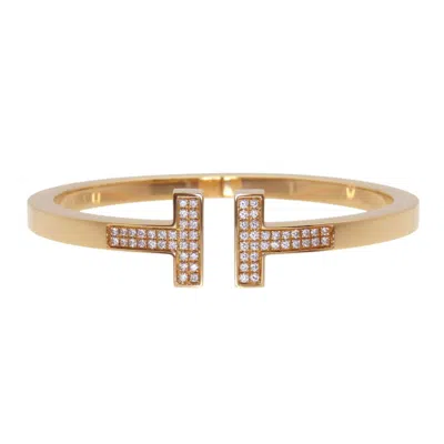 Pre-owned Tiffany & Co Pink Pink (18k) Bangle () In Multi