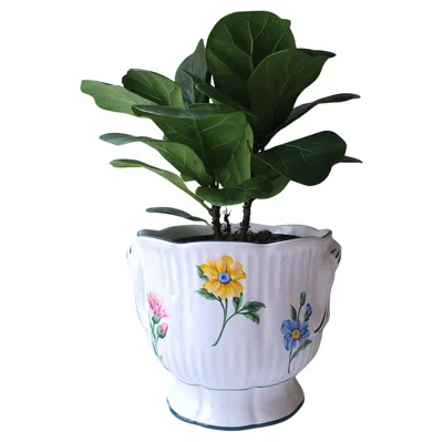 Pre-owned Tiffany & Co Planter Cachepot Jardinière In Black