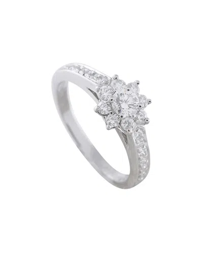 Tiffany & Co . Platinum 0.50 Ct. Tw. Diamond Ring (authentic Pre-loved)