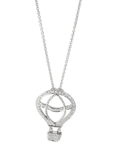 Tiffany & Co . Platinum 0.66 Ct. Tw. Diamond Pendant (authentic Pre-loved) In Metallic
