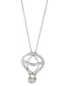 Tiffany & Co . Platinum 0.66 Ct. Tw. Diamond Pendant (authentic Pre-loved) In Metallic