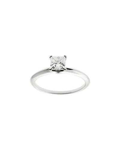 Tiffany & Co . Platinum 0.75 Ct. Tw. Diamond Ring (authentic Pre-loved) In Metallic