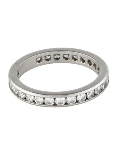 Pre-owned Tiffany & Co Platinum 1.00ctw Diamond Eternity Band In Multi