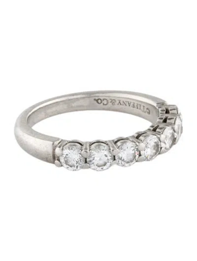 Pre-owned Tiffany & Co Platinum 1.05ctw Diamond Band In Multi