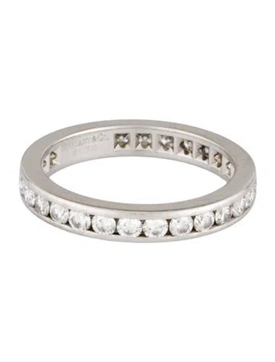Pre-owned Tiffany & Co Platinum 1.12ctw Eternity Band Ring In Multi