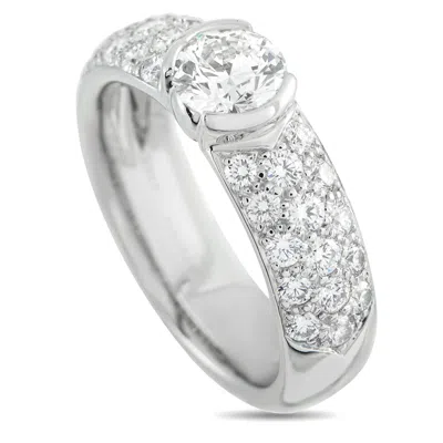 Tiffany & Co Platinum 1.69ct Diamond Engagement Ring #5159 In White