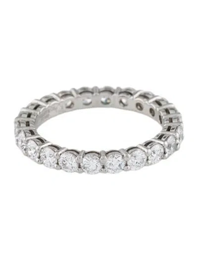Pre-owned Tiffany & Co Platinum 1.80ctw Diamond Forever Eternity Band In Multi