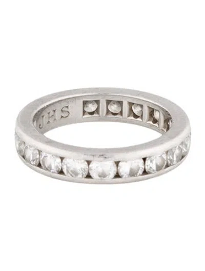 Pre-owned Tiffany & Co Platinum 1.90ctw Diamond Eternity Band In Multi