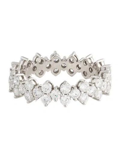 Pre-owned Tiffany & Co Platinum 2.31ctw Diamond Aria Eternity Band In Multi