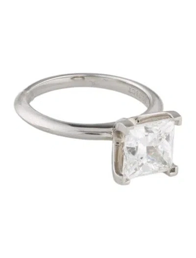 Pre-owned Tiffany & Co Platinum 2.78ct Diamond Engagement Ring In Multi