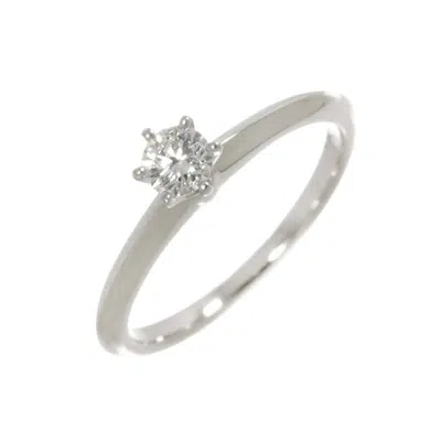 Pre-owned Tiffany & Co Platinum 950 Band Ring () In Multi
