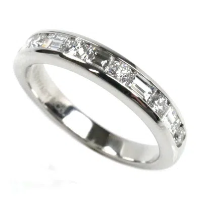 Pre-owned Tiffany & Co Platinum 950 Band Ring () In Multi