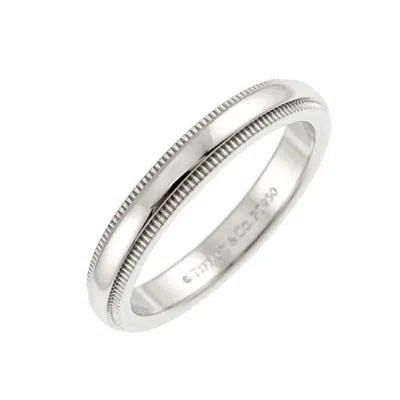 Pre-owned Tiffany & Co Platinum 950 Band Ring () In Multi