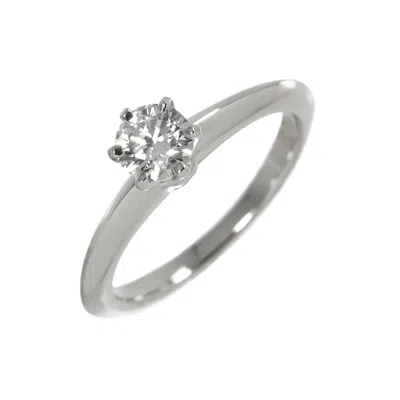 Pre-owned Tiffany & Co Platinum 950 Band Ring () In Multi