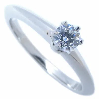 Pre-owned Tiffany & Co Platinum 950 Band Ring () In Multi