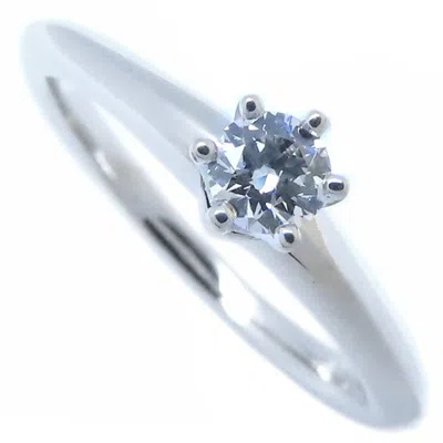 Pre-owned Tiffany & Co Platinum 950 Band Ring () In Multi