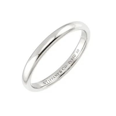 Pre-owned Tiffany & Co Platinum 950 Band Ring () In Multi