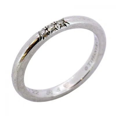 Pre-owned Tiffany & Co Platinum 950 Band Ring () In Multi