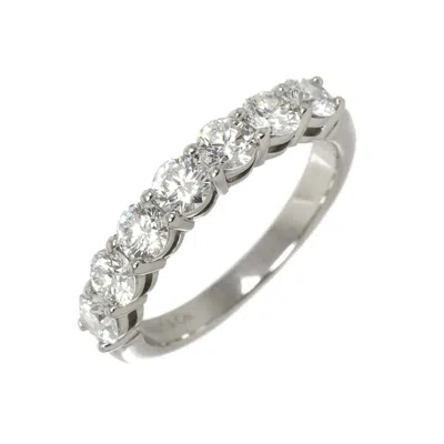 Pre-owned Tiffany & Co Platinum 950 Band Ring () In Multi