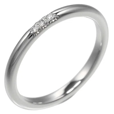 Pre-owned Tiffany & Co Platinum 950 Band Ring () In Multi