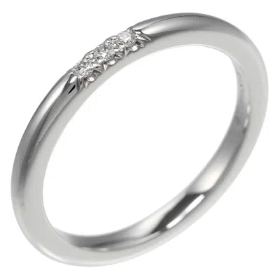 Pre-owned Tiffany & Co Platinum 950 Band Ring () In Multi