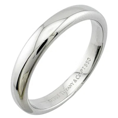 Pre-owned Tiffany & Co Platinum 950 Band Ring () In Silver