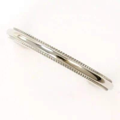 Pre-owned Tiffany & Co Platinum 950 Band Ring () In Silver